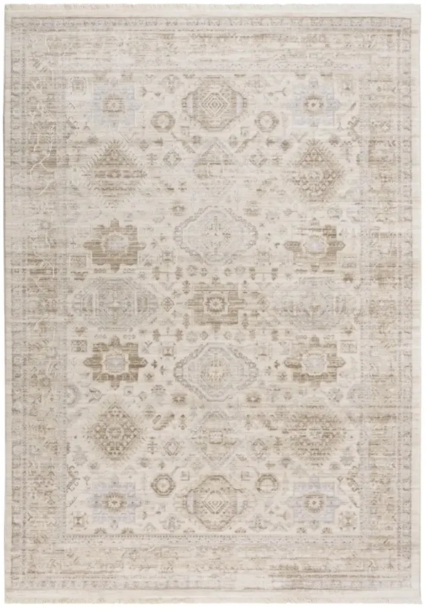 Iconic Natural  Persian/Classic Polyester/Propylene 8'10" x 11'10" Rectangle Rug