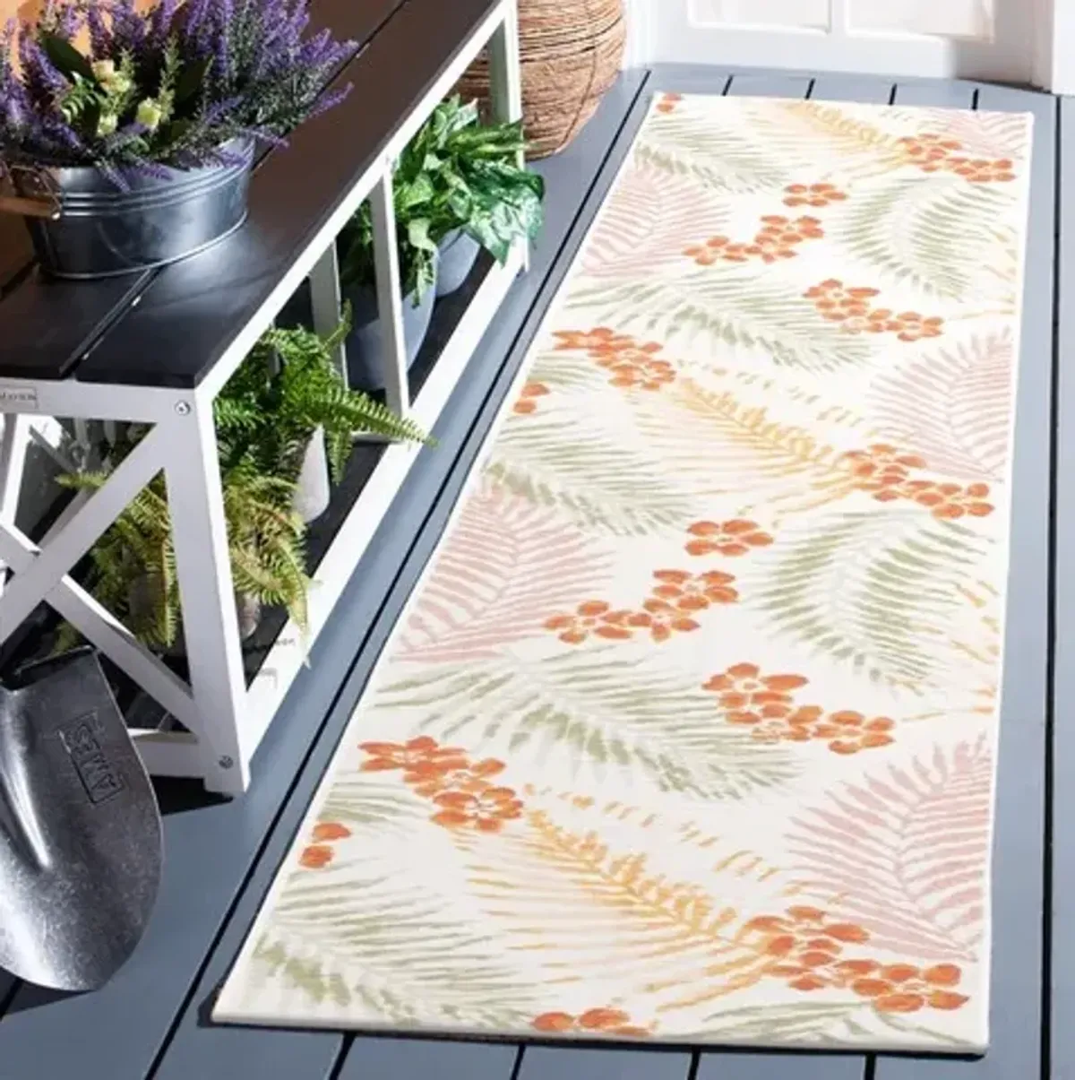 SUNRISE 675 Orange 2' X 8' Runner Rug