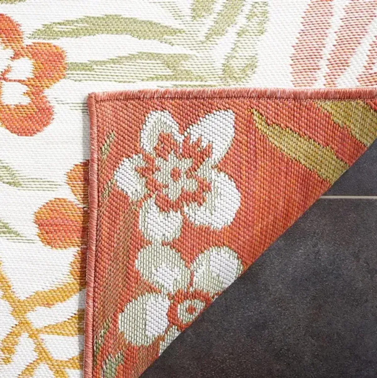 SUNRISE 675 Orange 2' X 8' Runner Rug