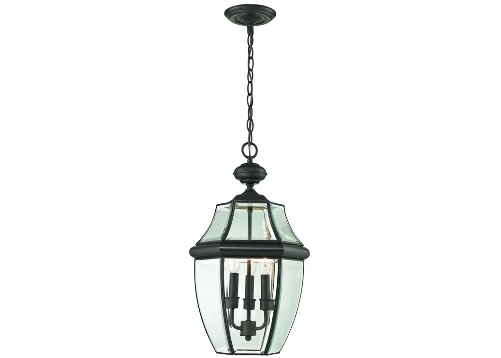 Ashford 12" Wide 3-Light Outdoor Pendant - Oil Rubbed Bronze