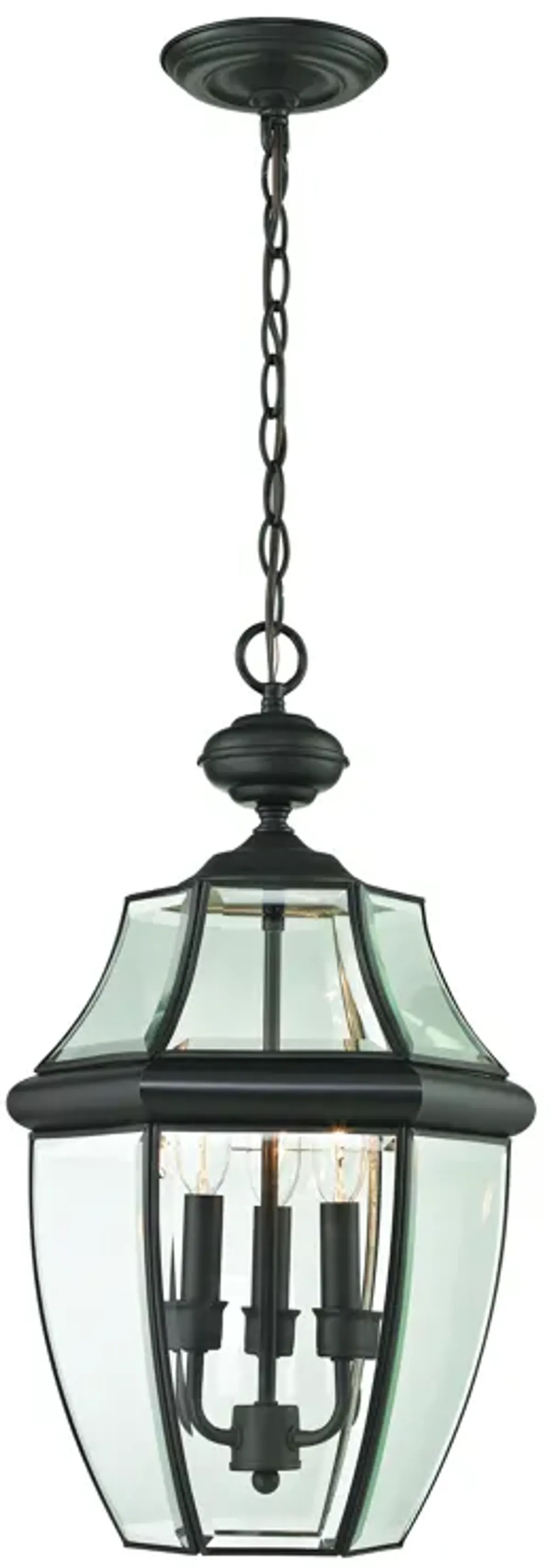 Ashford 12" Wide 3-Light Outdoor Pendant - Oil Rubbed Bronze