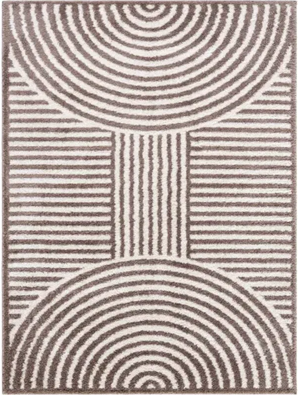 Fossay Shag FSG-2331 5'3" x 7' Machine Woven Rug