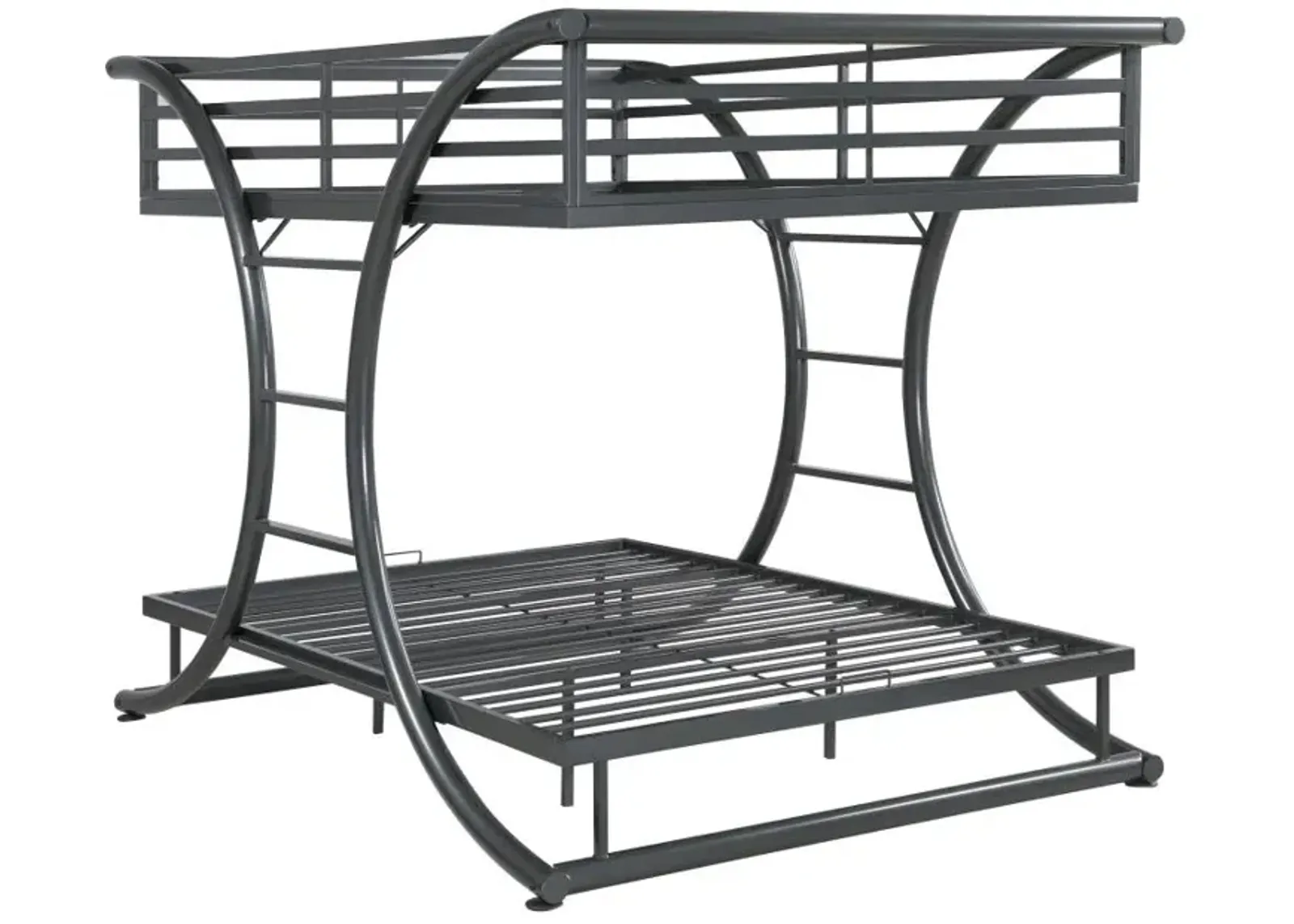 Stephan Full Over Full Bunk Bed Gunmetal