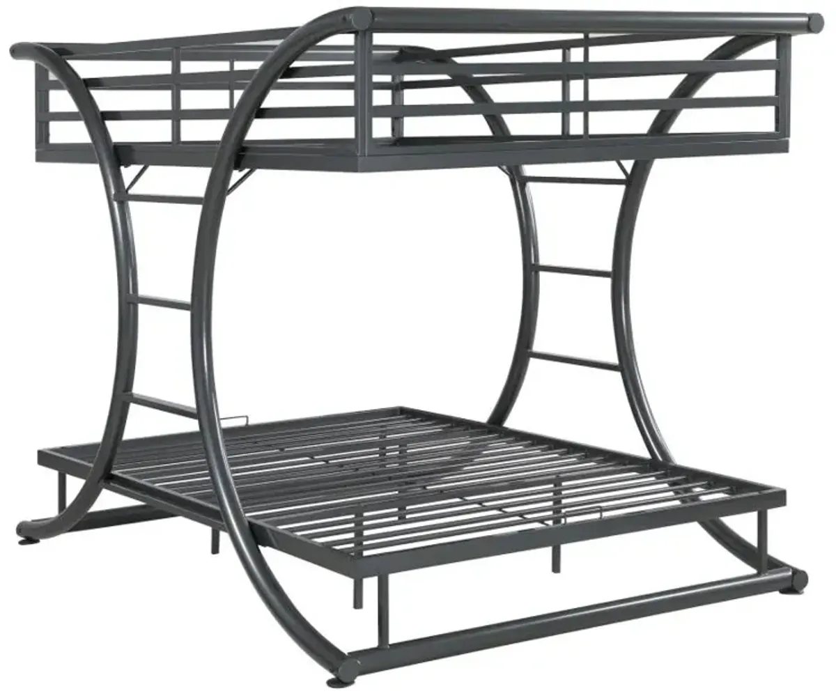 Stephan Full Over Full Bunk Bed Gunmetal