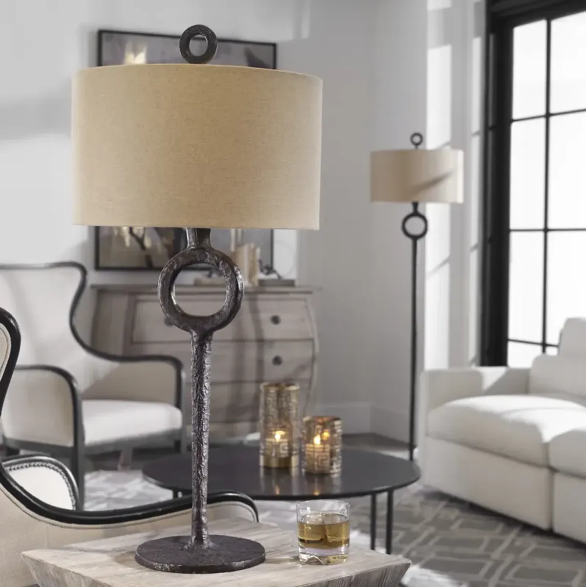 Ferro Cast Iron Table Lamp