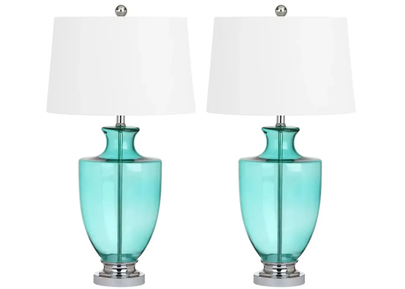 Desiree 30-Inch H Glass Table Lamp - Set of 2