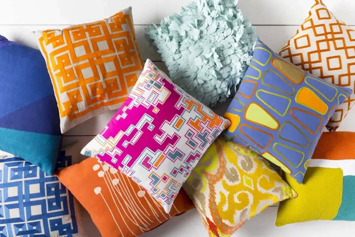 Charade CHA-002 22"L x 22"W Accent Pillow