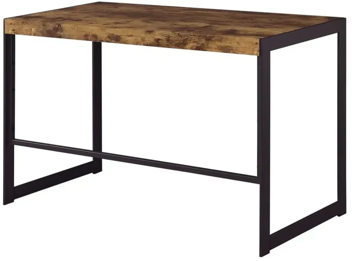 Alene Writing Desk Antique Nutmeg And Gunmetal