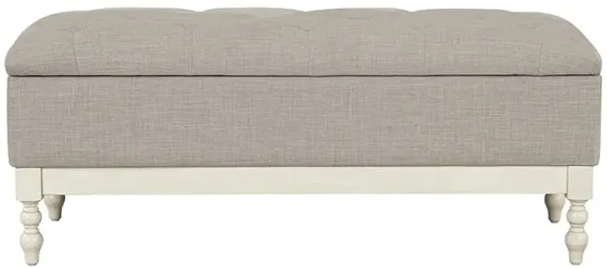 Tufted Storage Bench