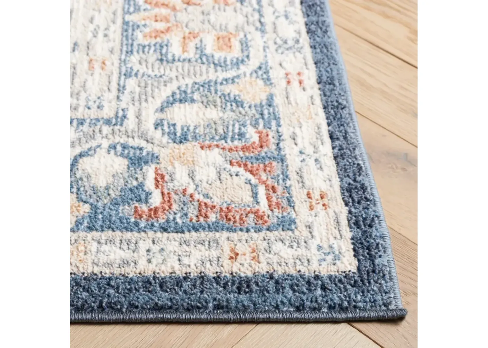 BLAIR WASHABLE 246 NAVY  6'-7' X 6'-7' Square Square Rug