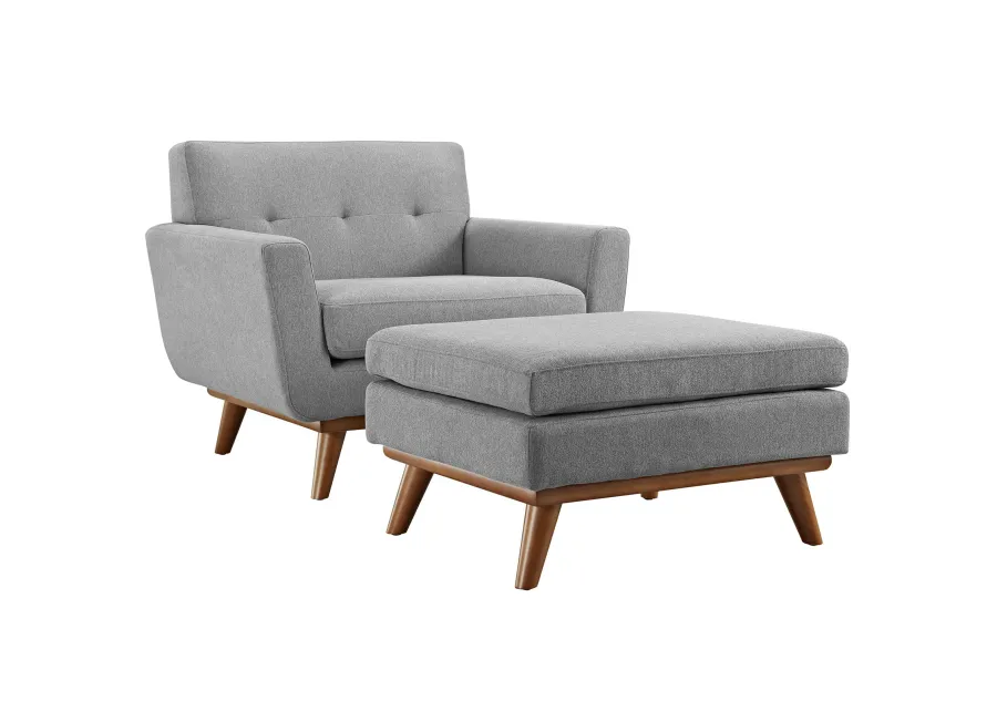 Engage 2 Piece Armchair and Ottoman