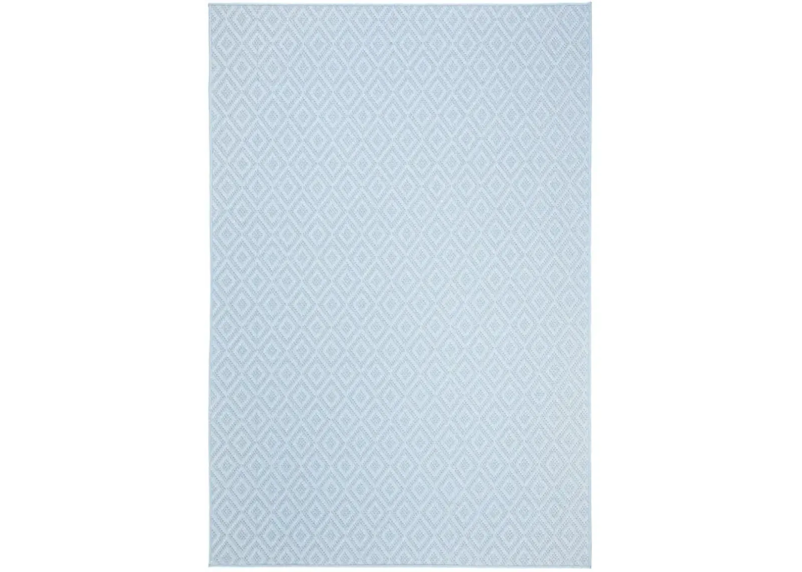 Safavieh BERMUDA 800 Collection BMU814A-5 Light Blue / Cream 5'-3" X 7'-6"