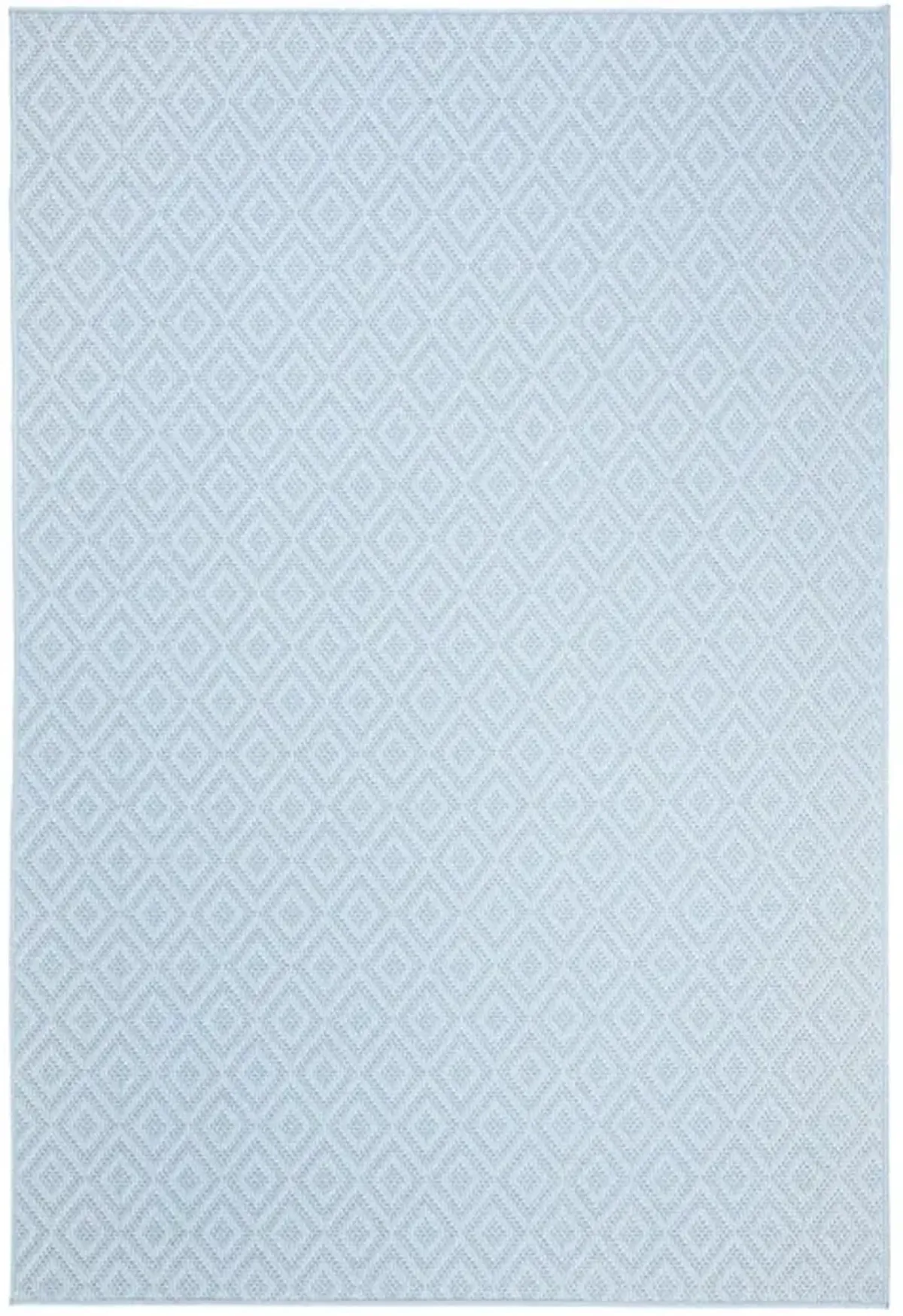 Safavieh BERMUDA 800 Collection BMU814A-5 Light Blue / Cream 5'-3" X 7'-6"