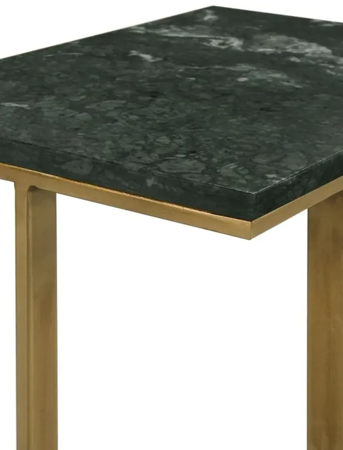 Vicente Accent Table with Marble Top Grey