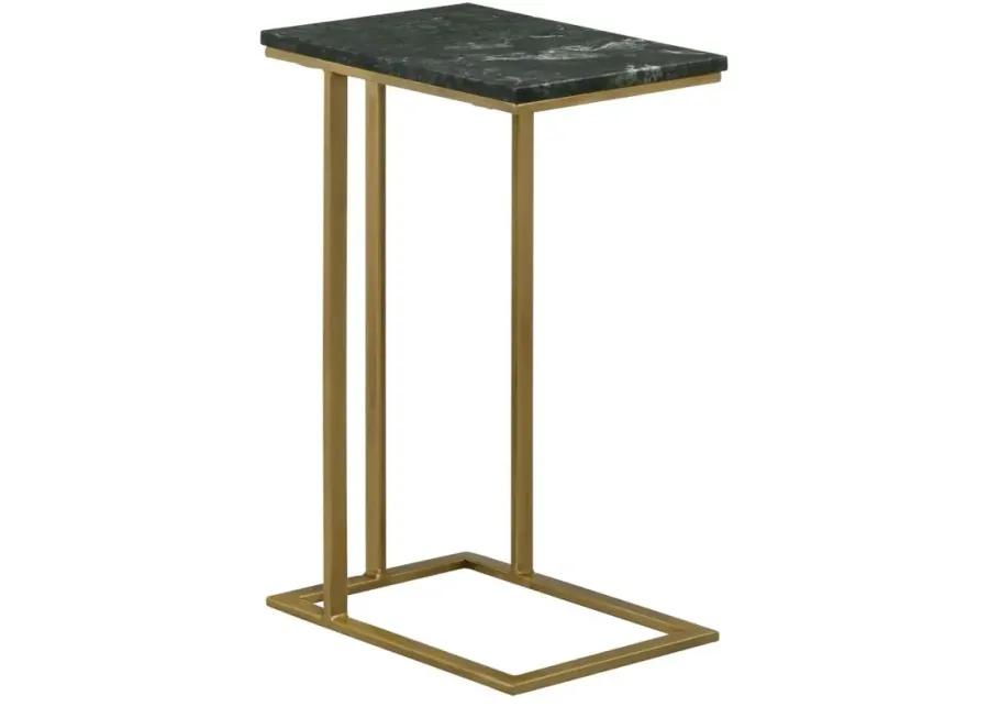 Vicente Accent Table with Marble Top Grey