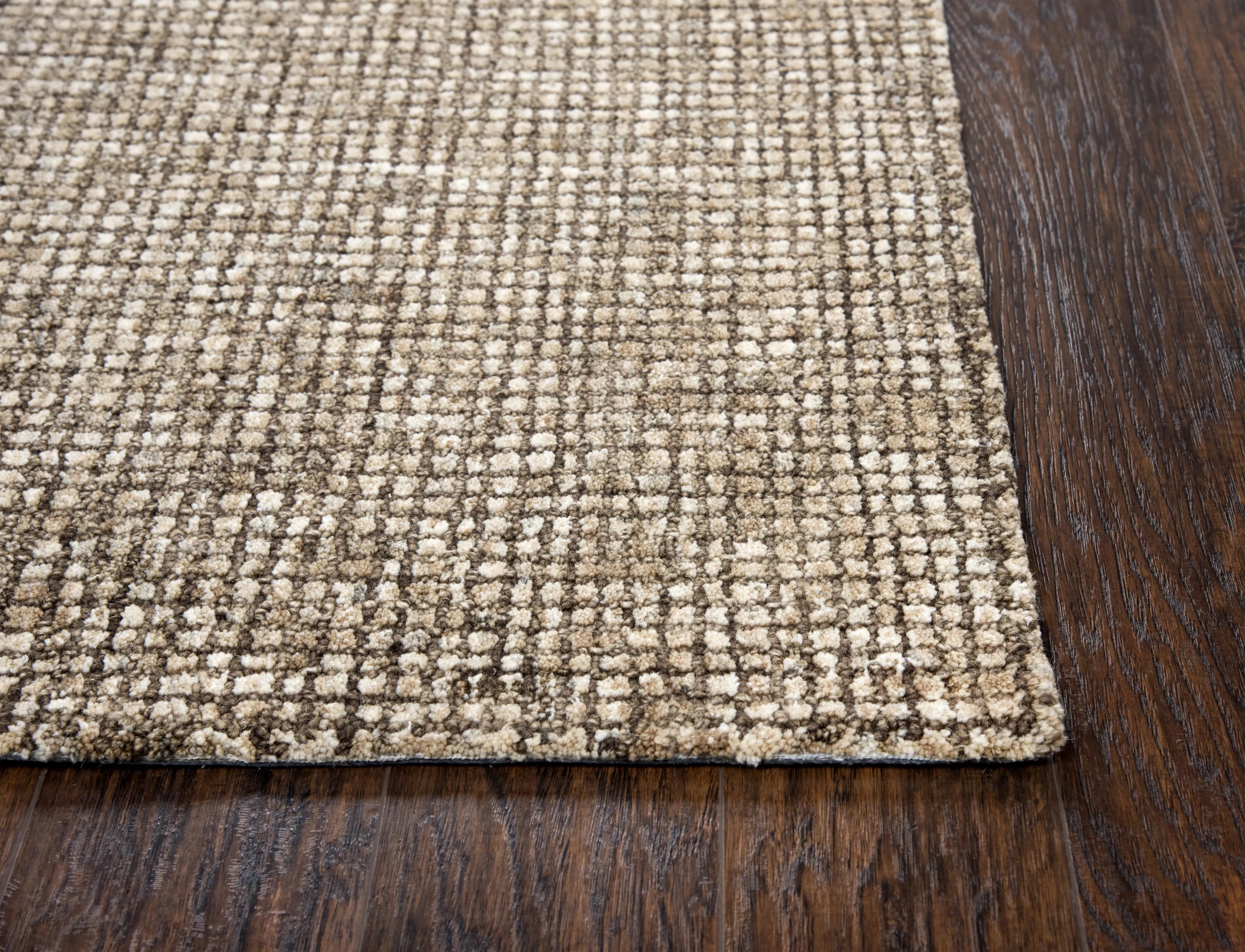 Talbot Brown Tweed Wool 8' x 11'  Rug