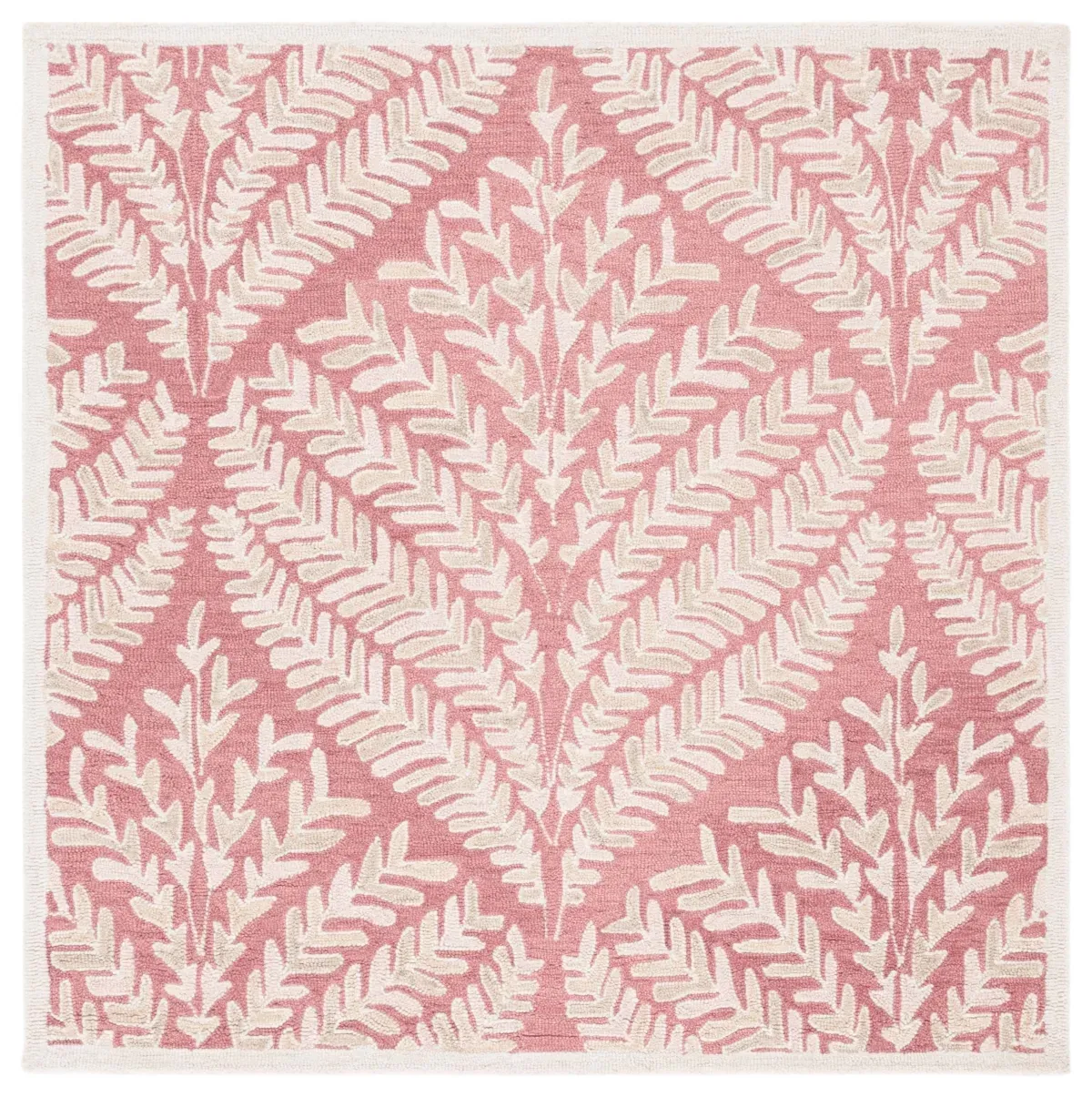 CAPRI 208 PINK  3' x 3' Square Square Rug