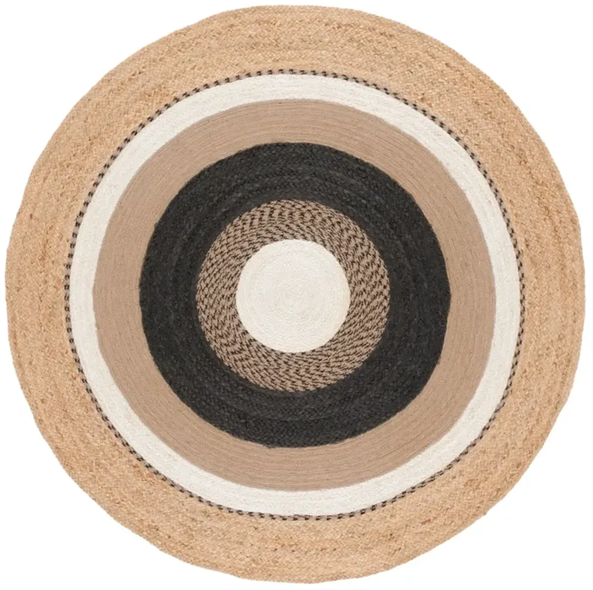 NATURAL FIBER 538 NATURAL  5' x 5' Round Round Rug