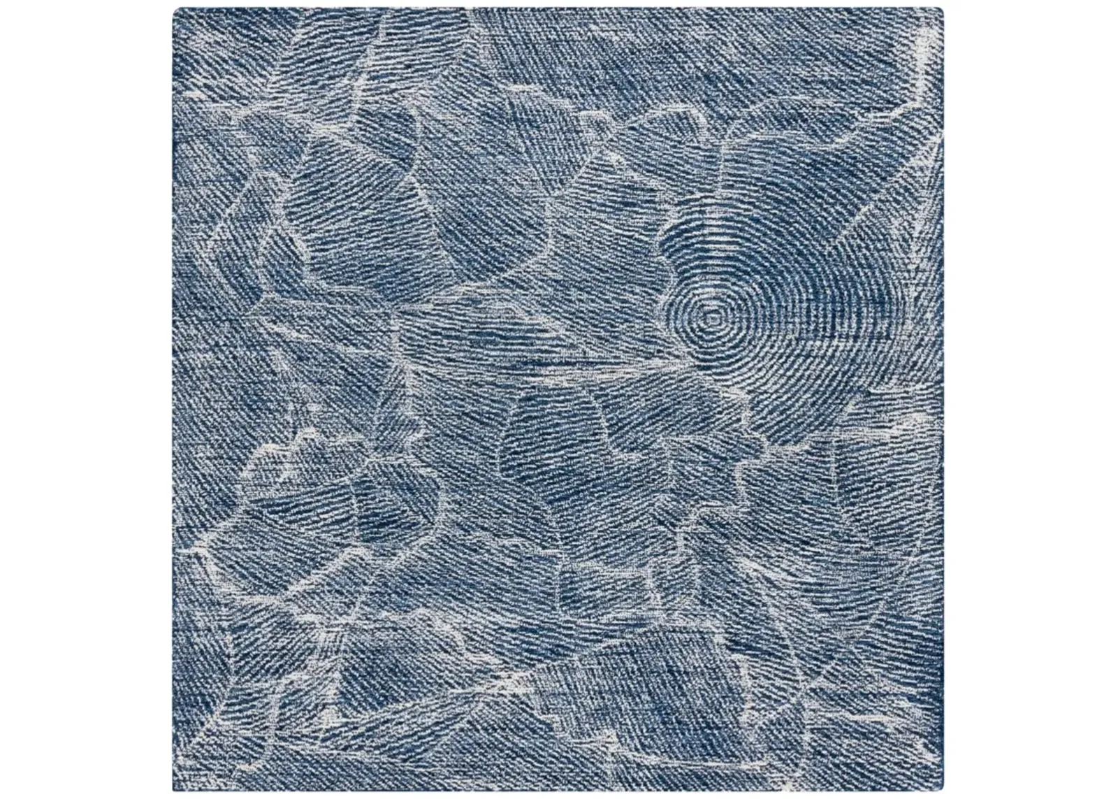 METRO 999 NAVY  6' x 6' Square Square Rug