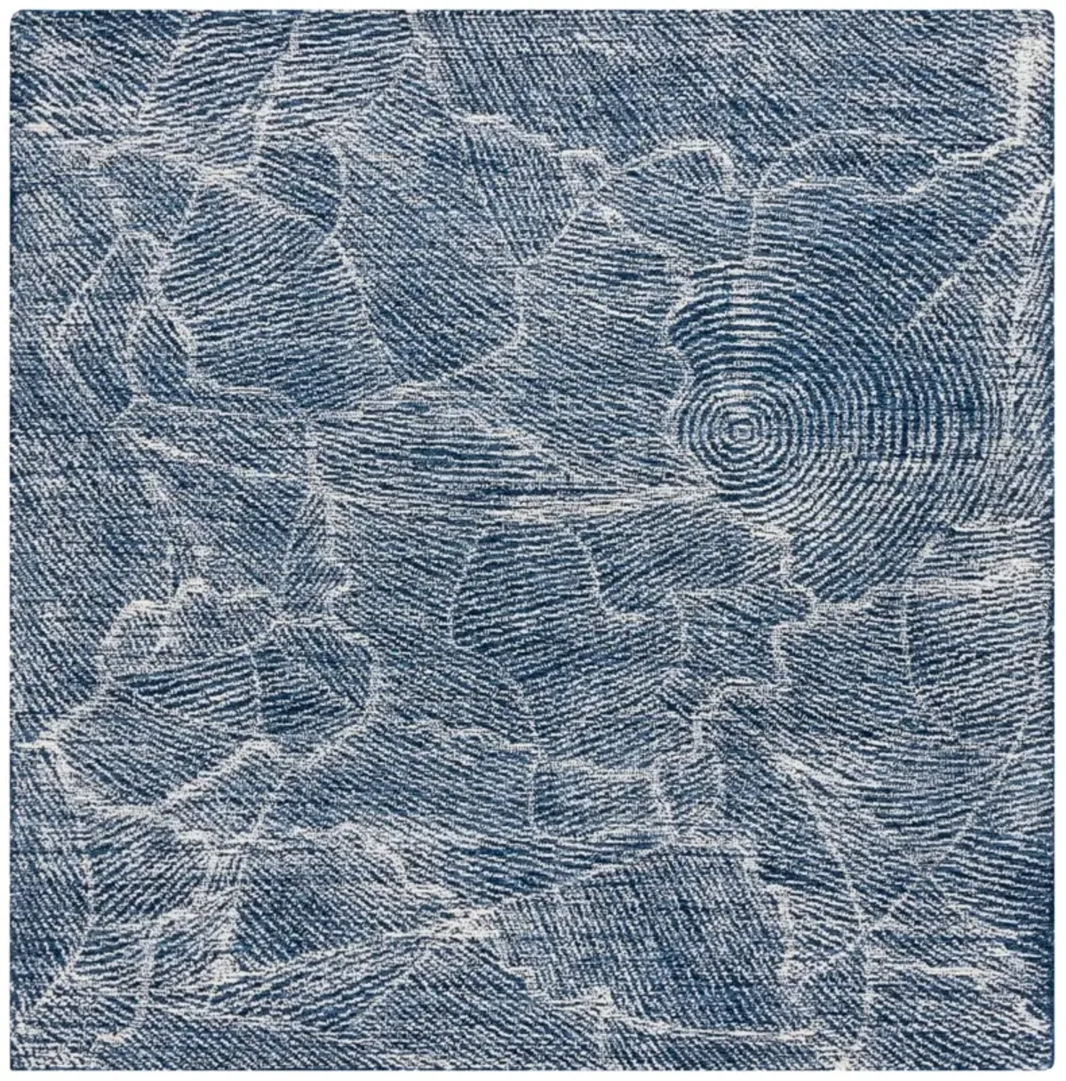 METRO 999 NAVY  6' x 6' Square Square Rug