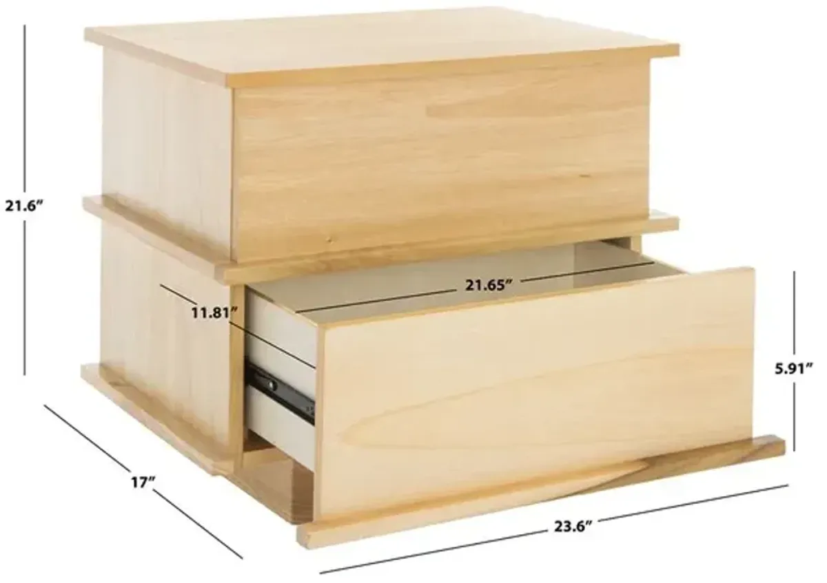 RODNEY 2 DRAWER NIGHTSTAND