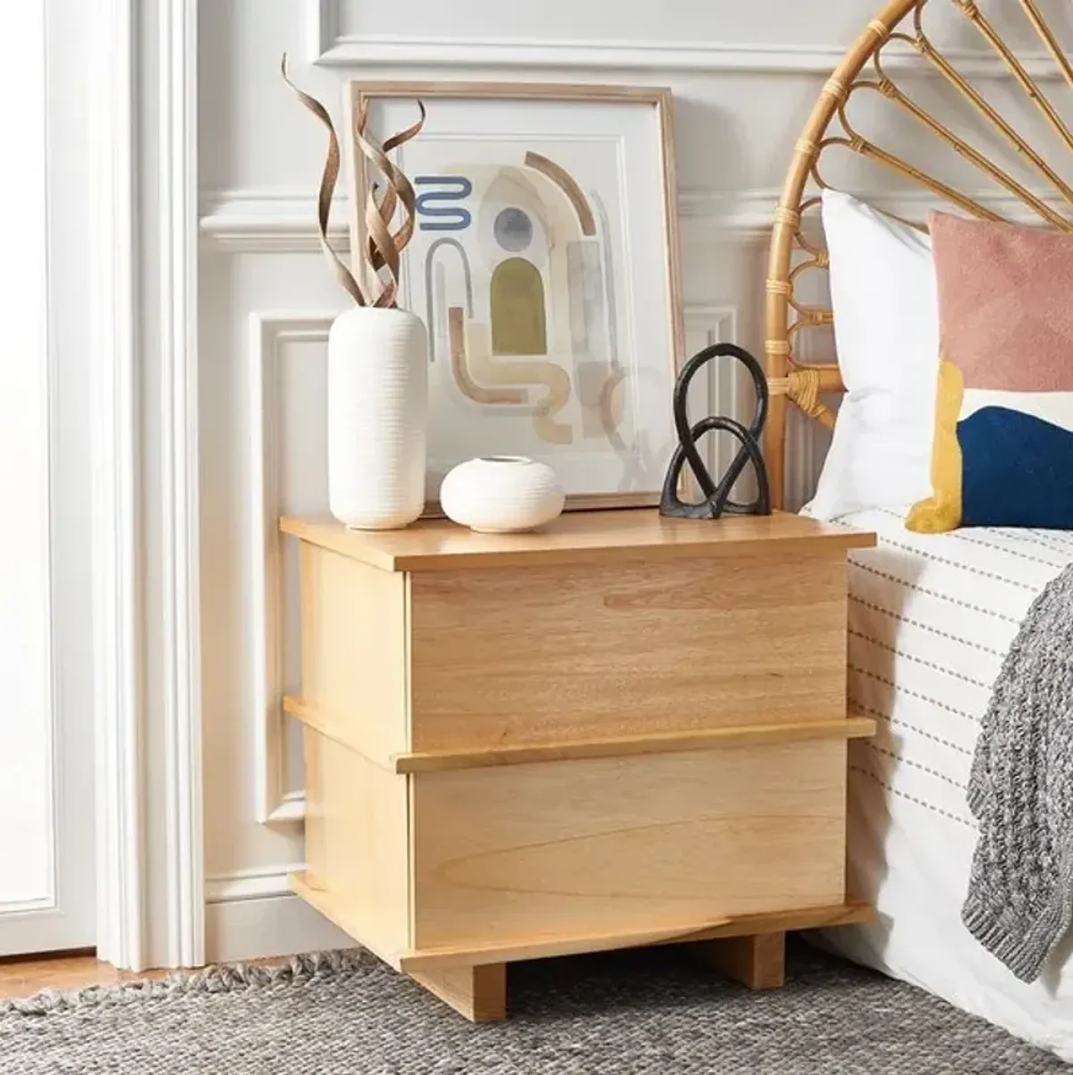 RODNEY 2 DRAWER NIGHTSTAND