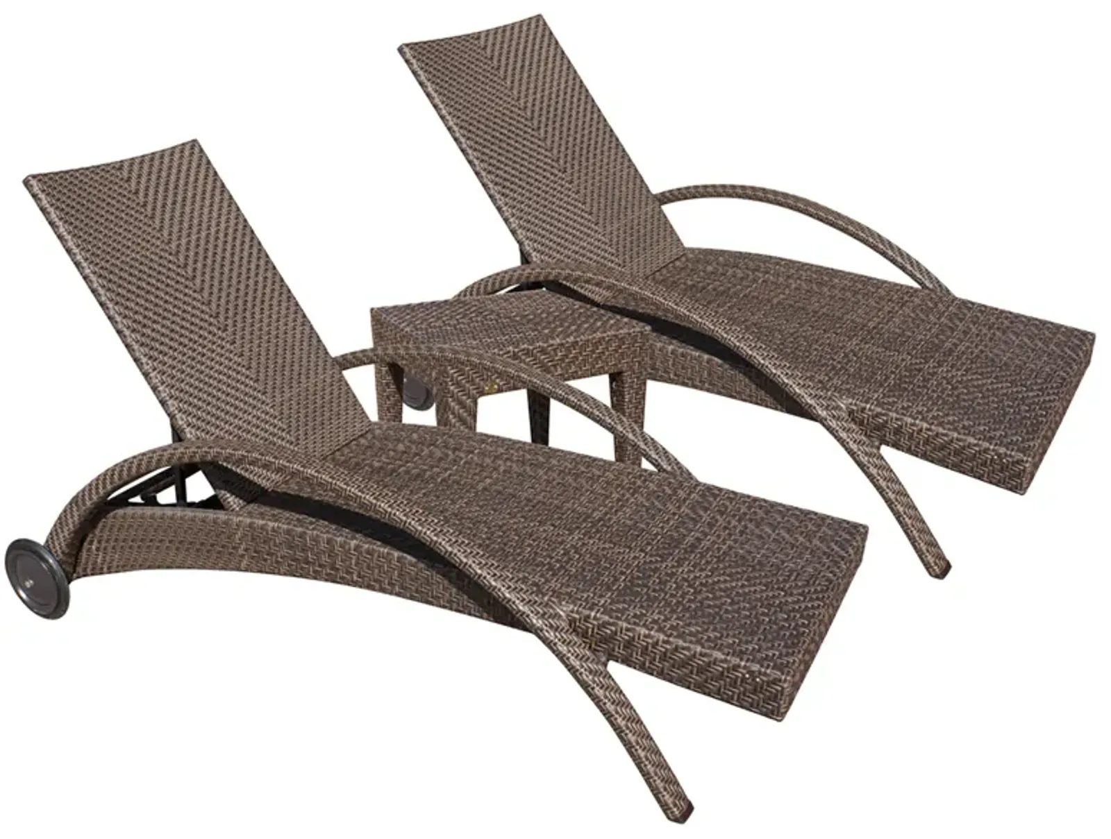 Soho Patio 3-Piece Chaise Lounge set 