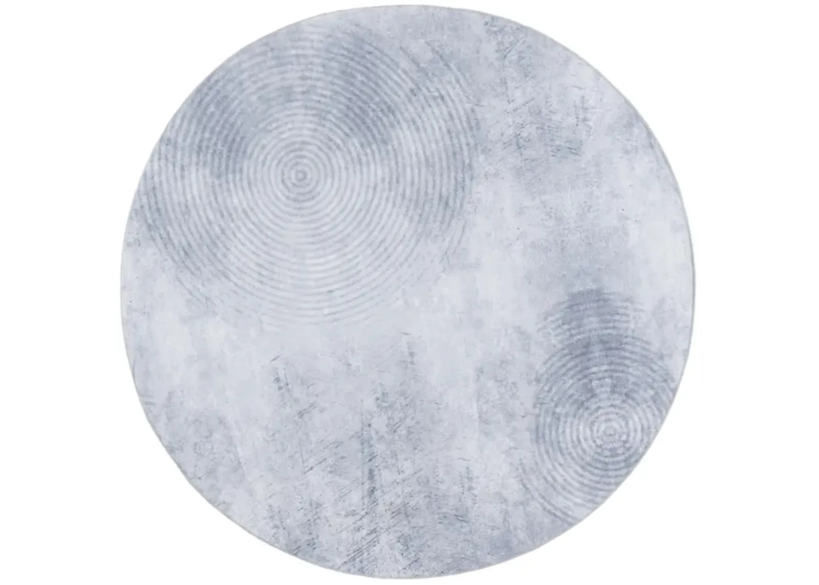 MALIBU 809 GREY 6' x 6' Round Round Rug