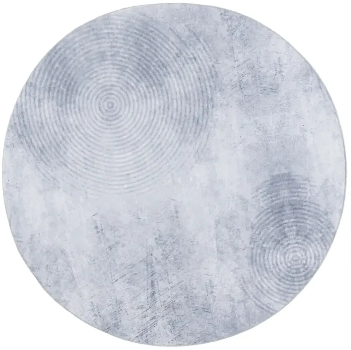 MALIBU 809 GREY 6' x 6' Round Round Rug