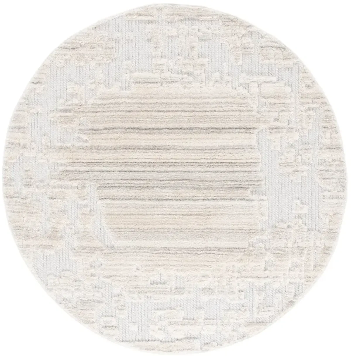 CHLOE 102 IVORY  6'-7' x 6'-7' Round Round Rug