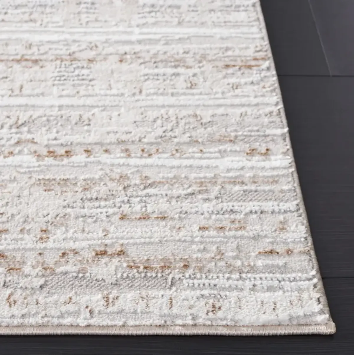 PARKER 130 TAUPE  2' x 8' Runner Rug