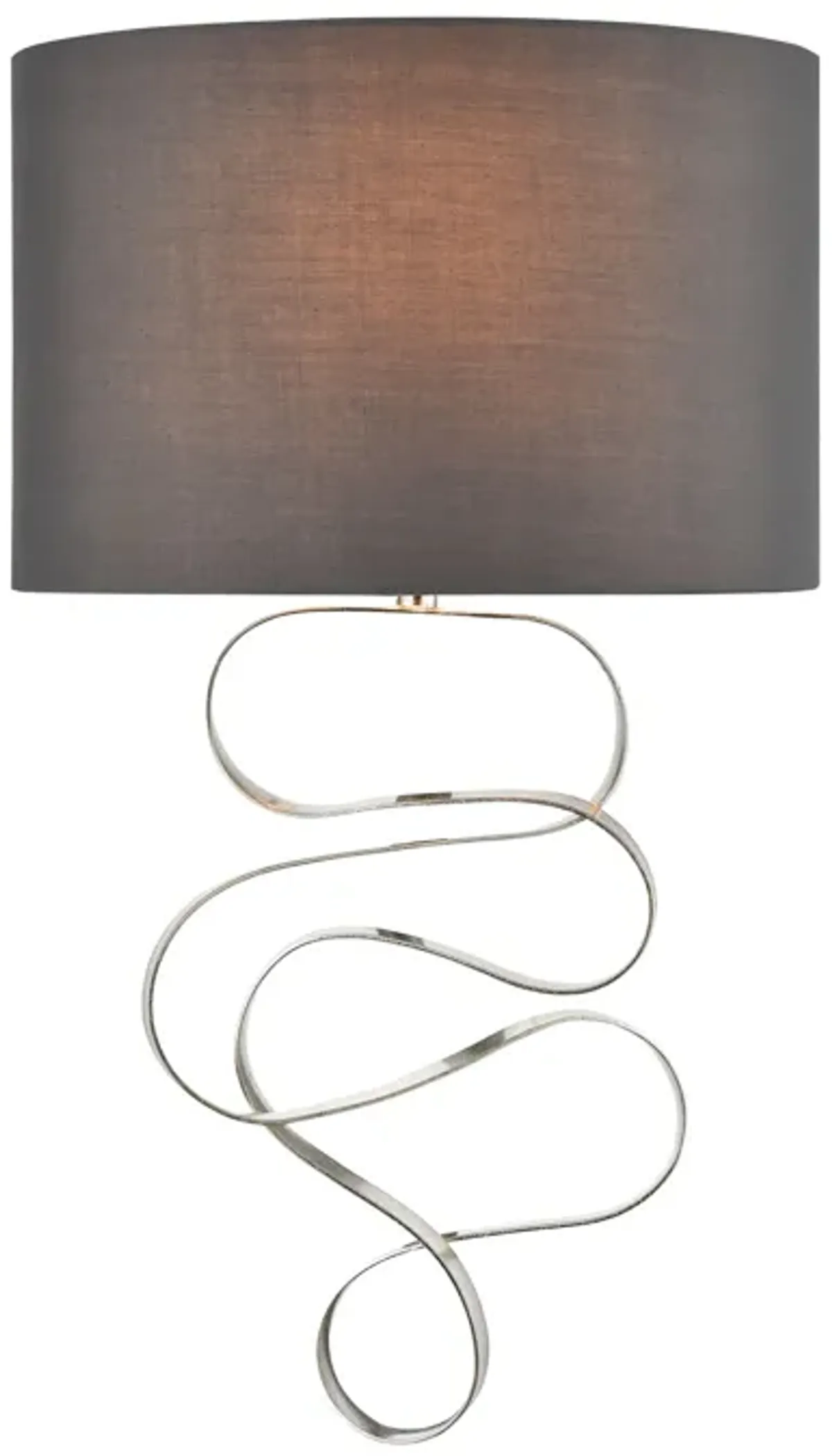 Felicity 22.13" High 1-Light Sconce - Silver Leaf