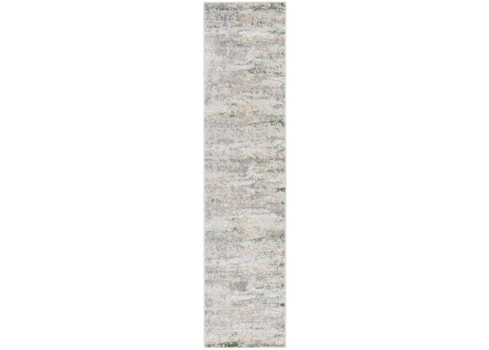 PALMA 326 Green 2'-2' X 9' Runner Rug