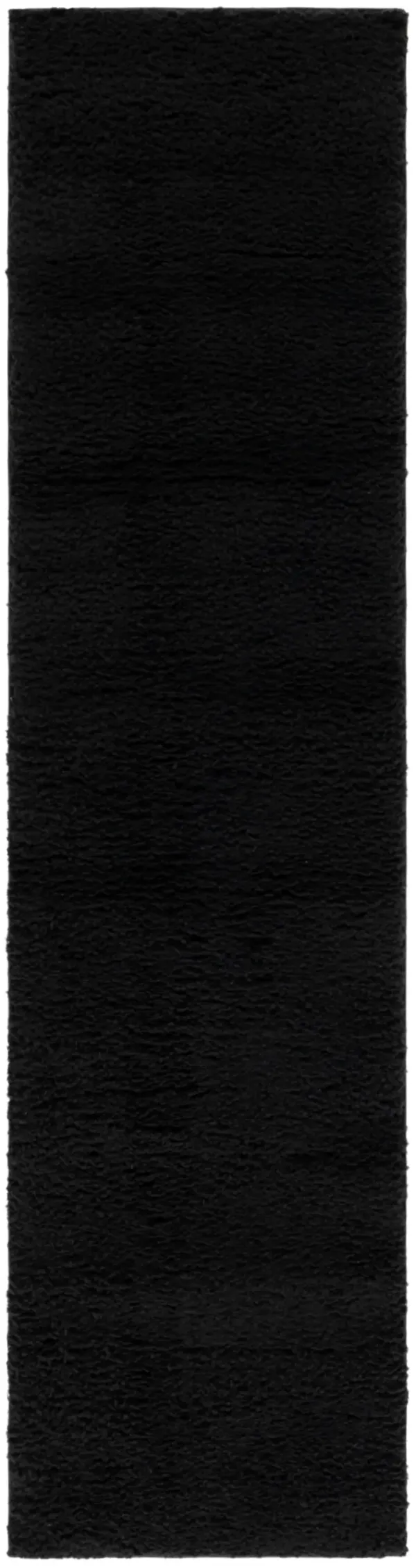 RUMI SHAG 120 BLACK 2'-2' x 8' Runner Rug