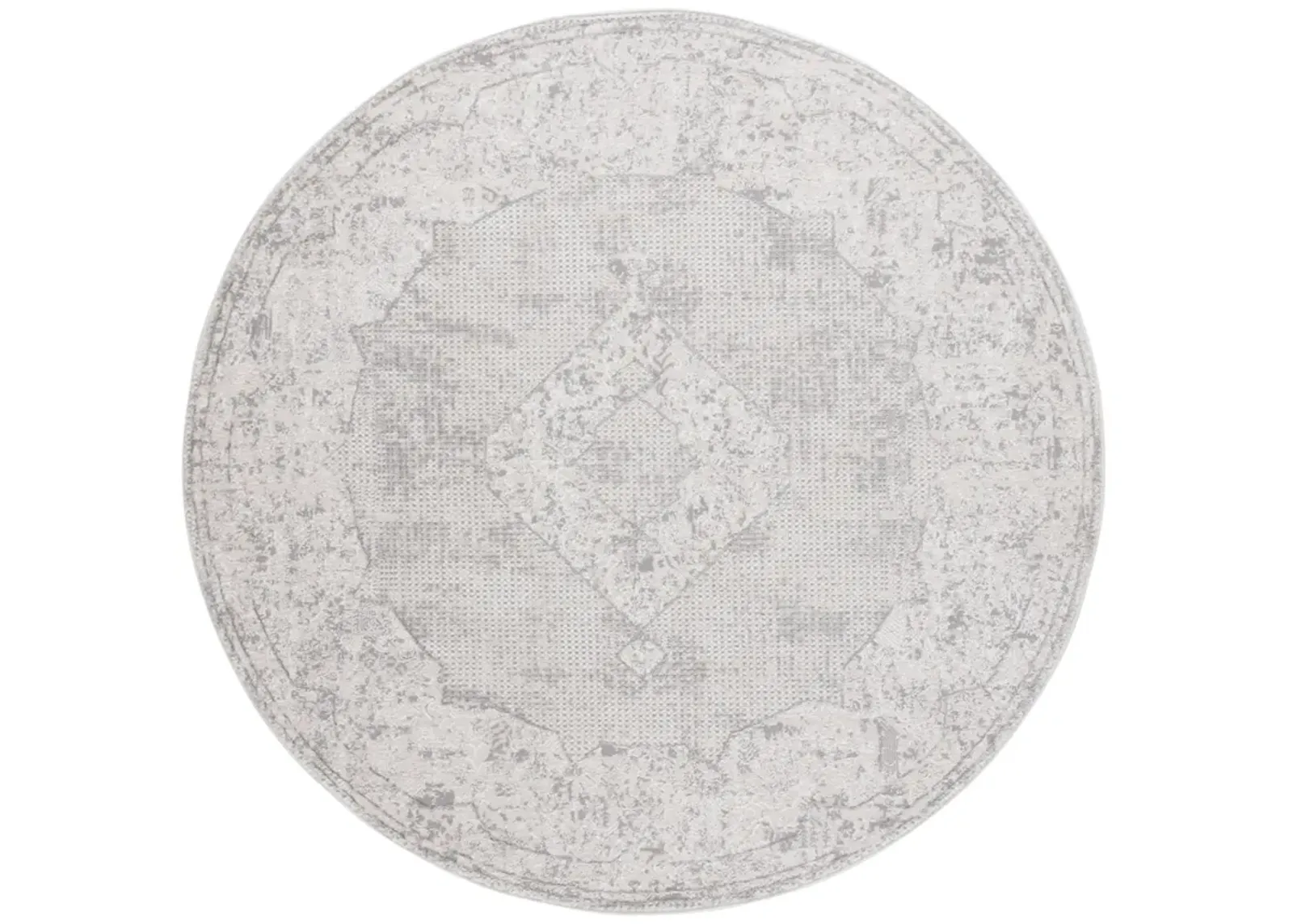 EASTON 104 IVORY  6'-7' x 6'-7' Round Round Rug