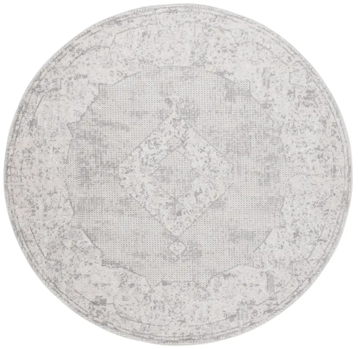 EASTON 104 IVORY  6'-7' x 6'-7' Round Round Rug