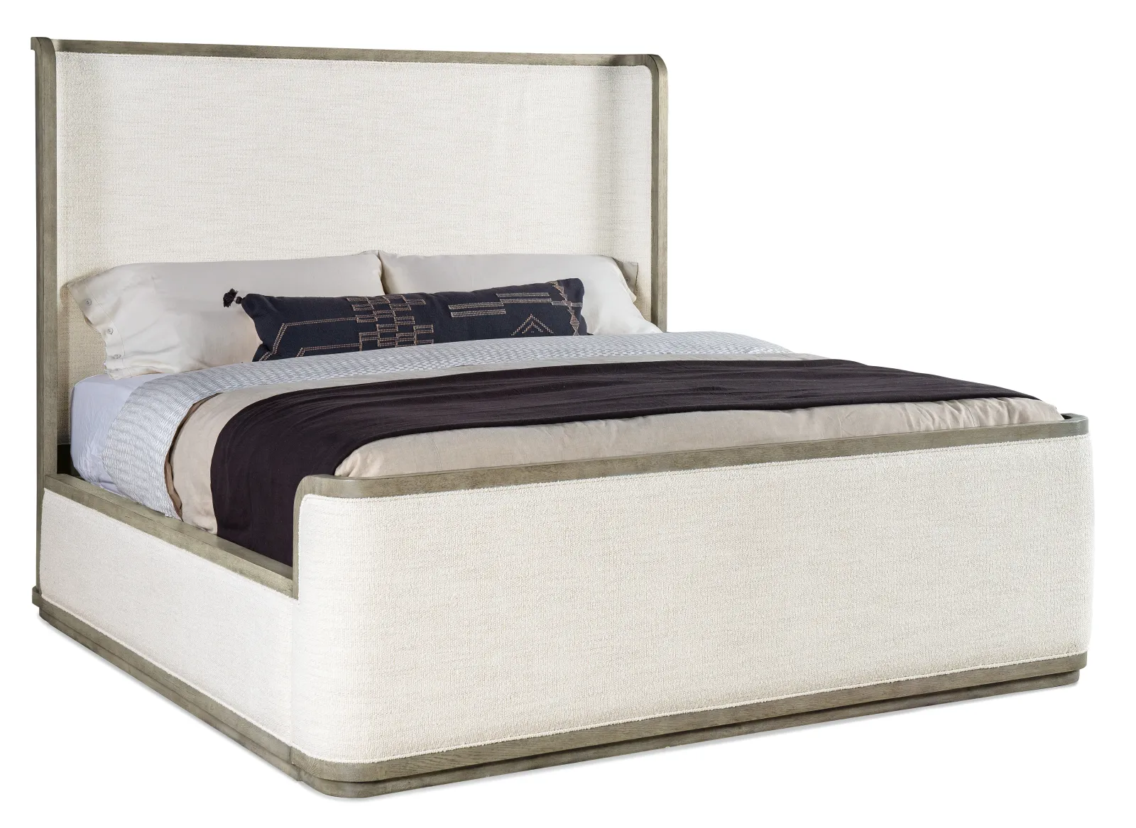 Linville Falls Boones King Upholstered Shelter Bed