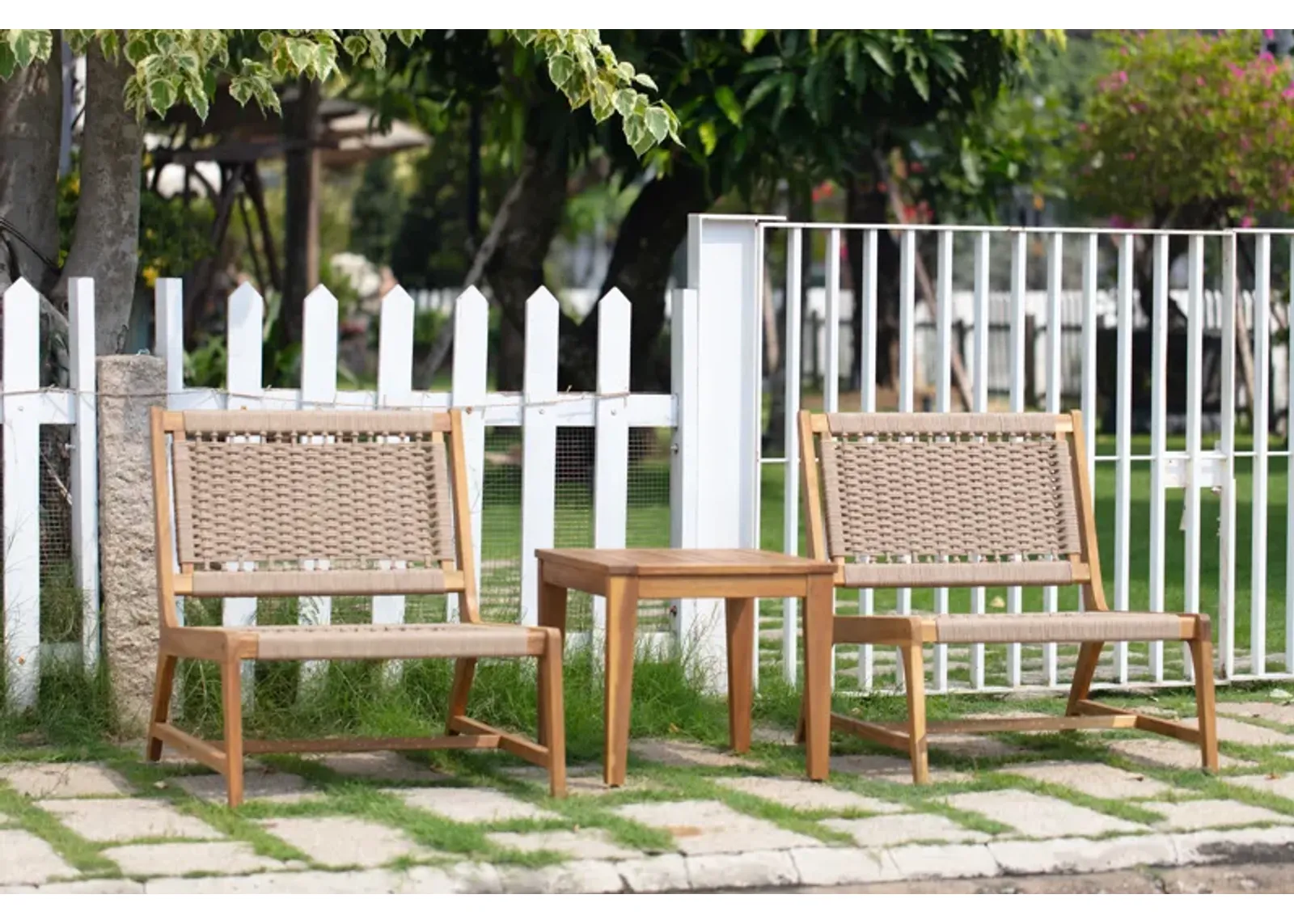 Panama Jack Corsica 3-Piece Adirondack Set