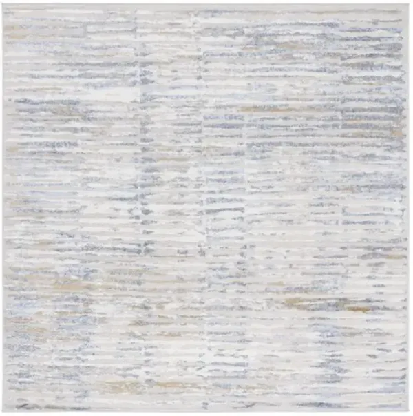 PALMA 360 Grey 6'-7' X 6'-7' Square Square Rug