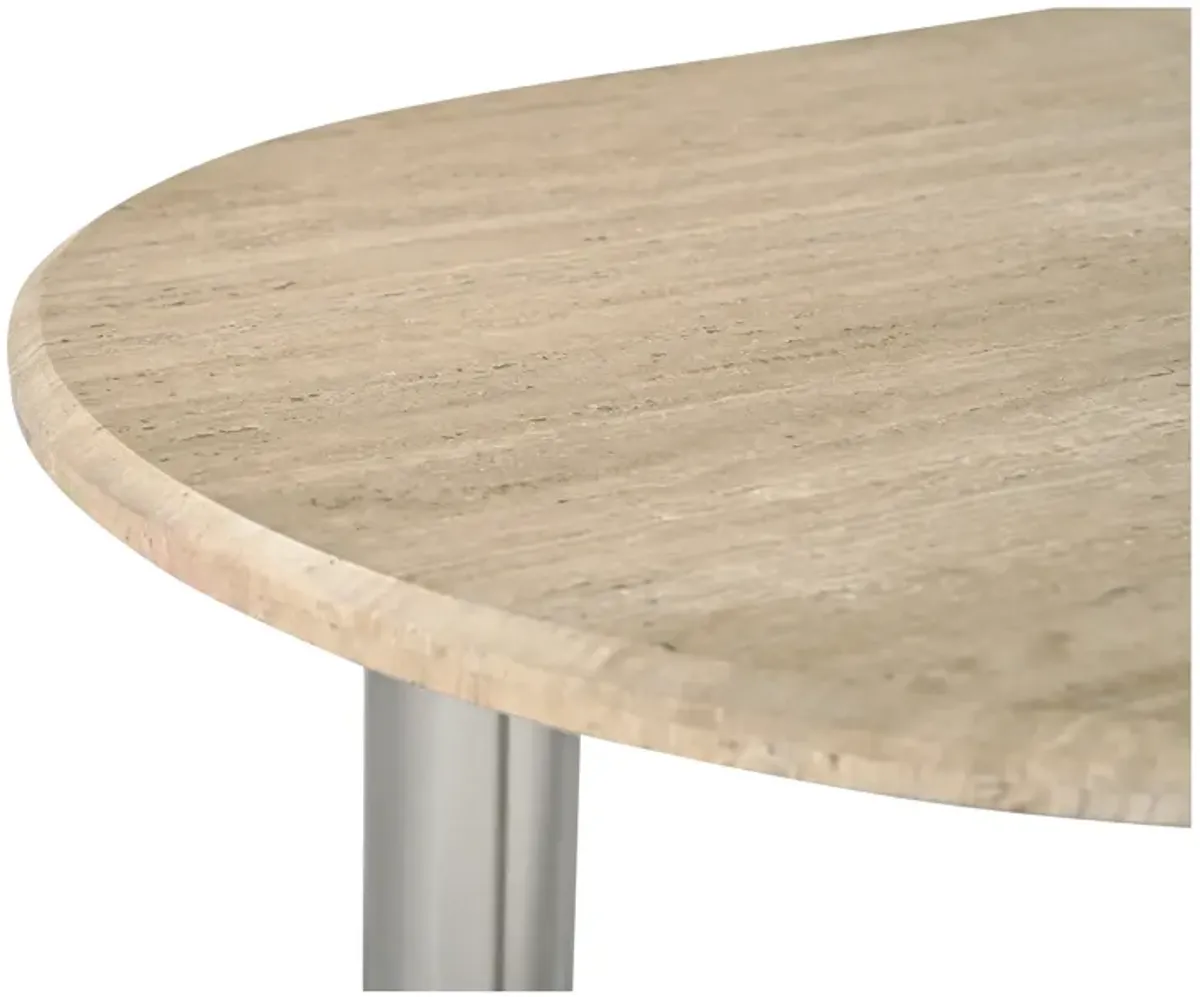 Fia Dining Table Travertine