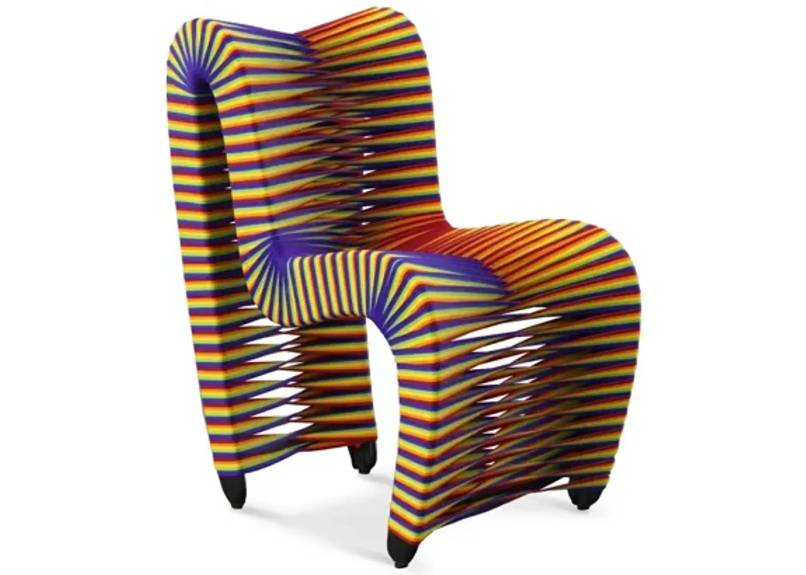 Seat Belt Dining Chair, Rainbow/Pride