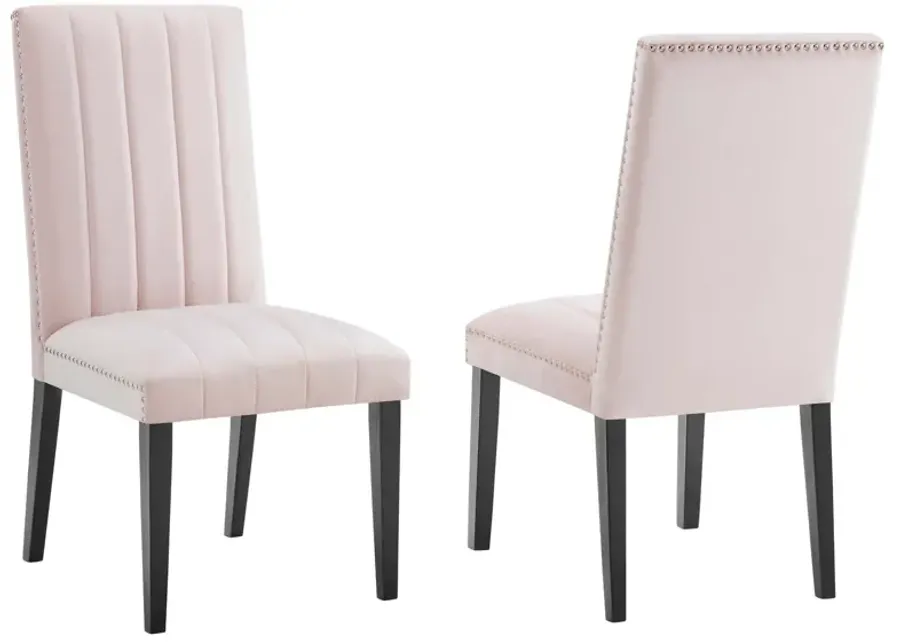 Catalyst Performance Velvet Dining Side Chairs - Set of 2