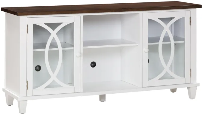 Presby White 60" Console