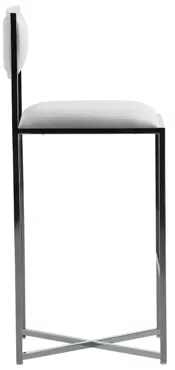 Amalfi X-Base Bar Stool in White