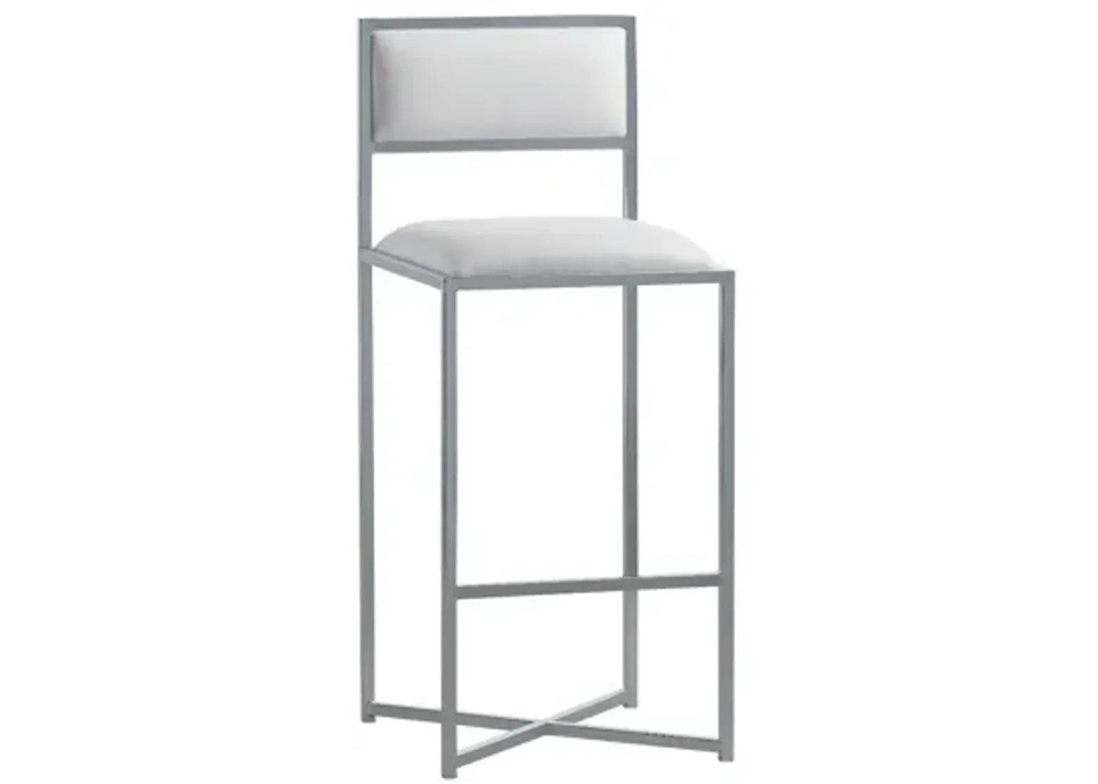 Amalfi X-Base Bar Stool in White