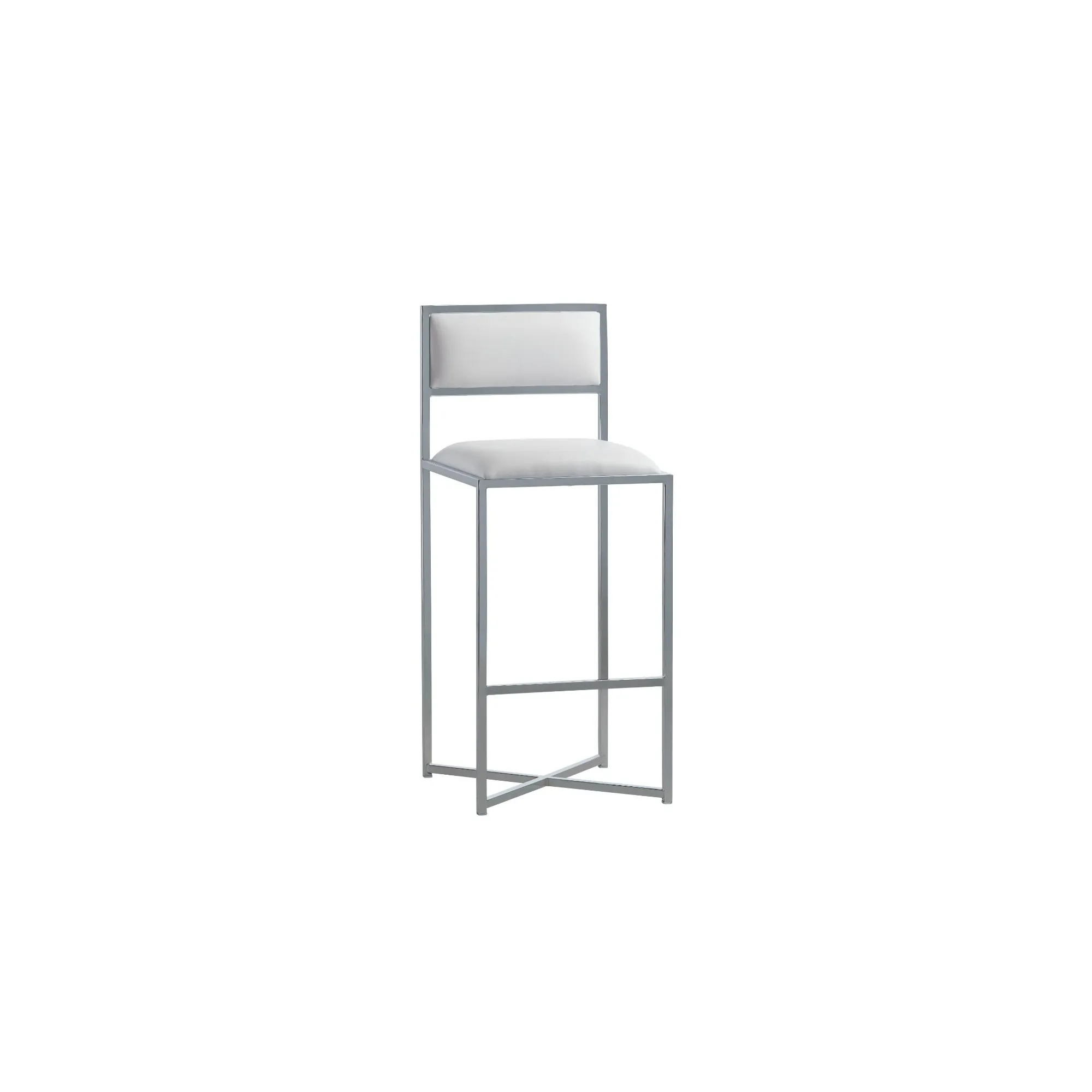 Amalfi X-Base Bar Stool in White