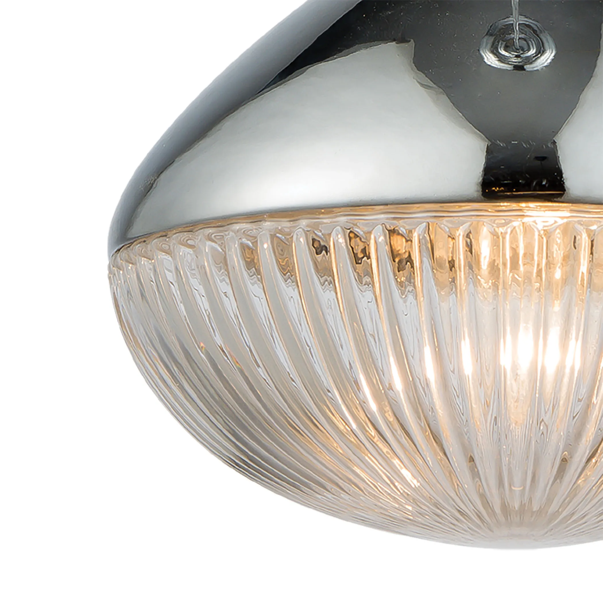 Ravette 6" Wide 1-Light Mini Pendant - Polished Chrome