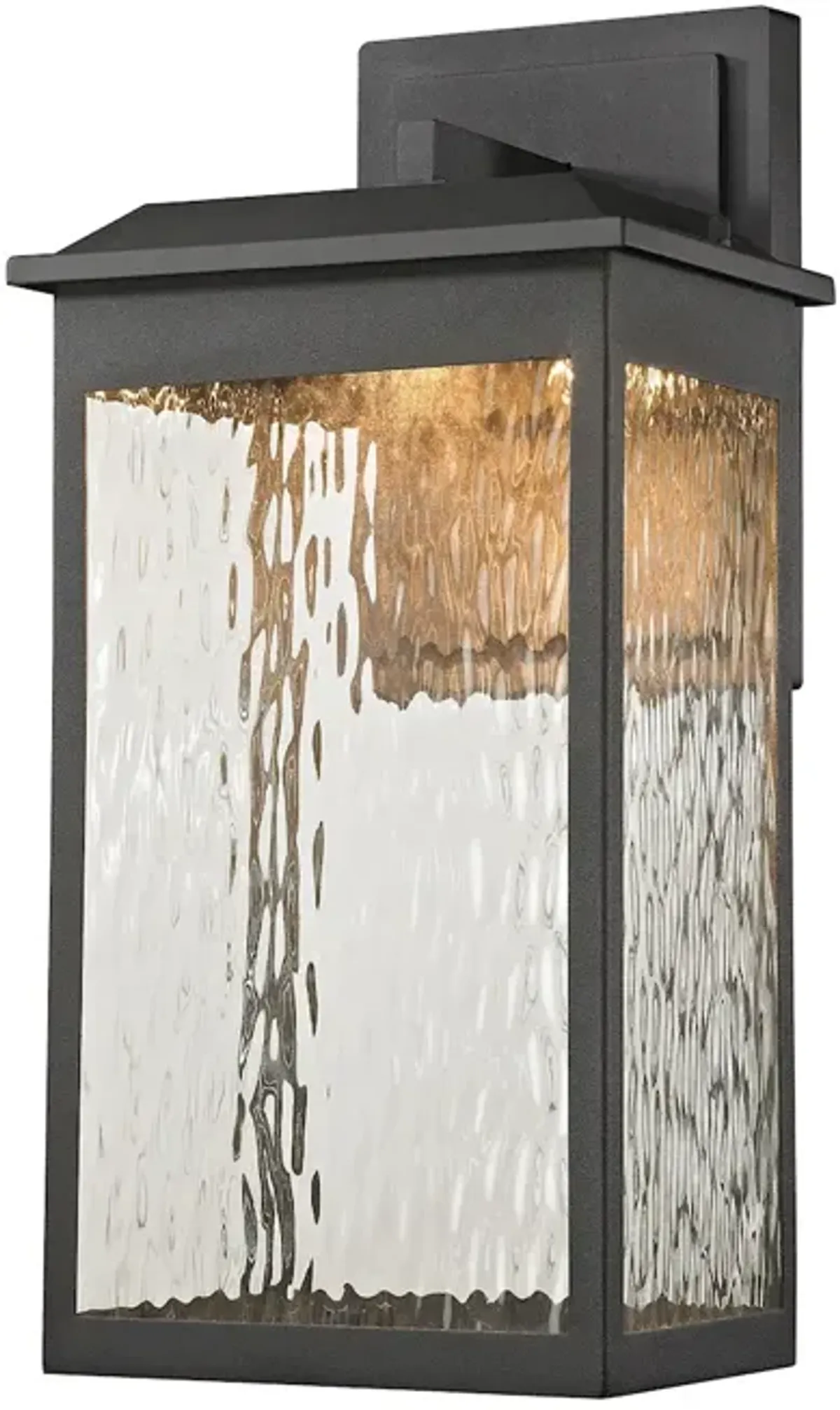 Newcastle 17" High 1-Light Outdoor Sconce - Textured Matte Black