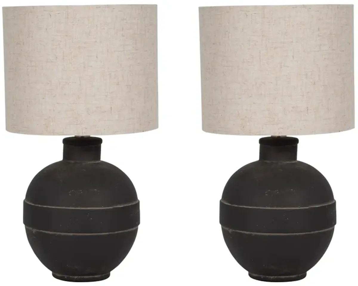 Ceramic 18" Table Lamps - Set of 2