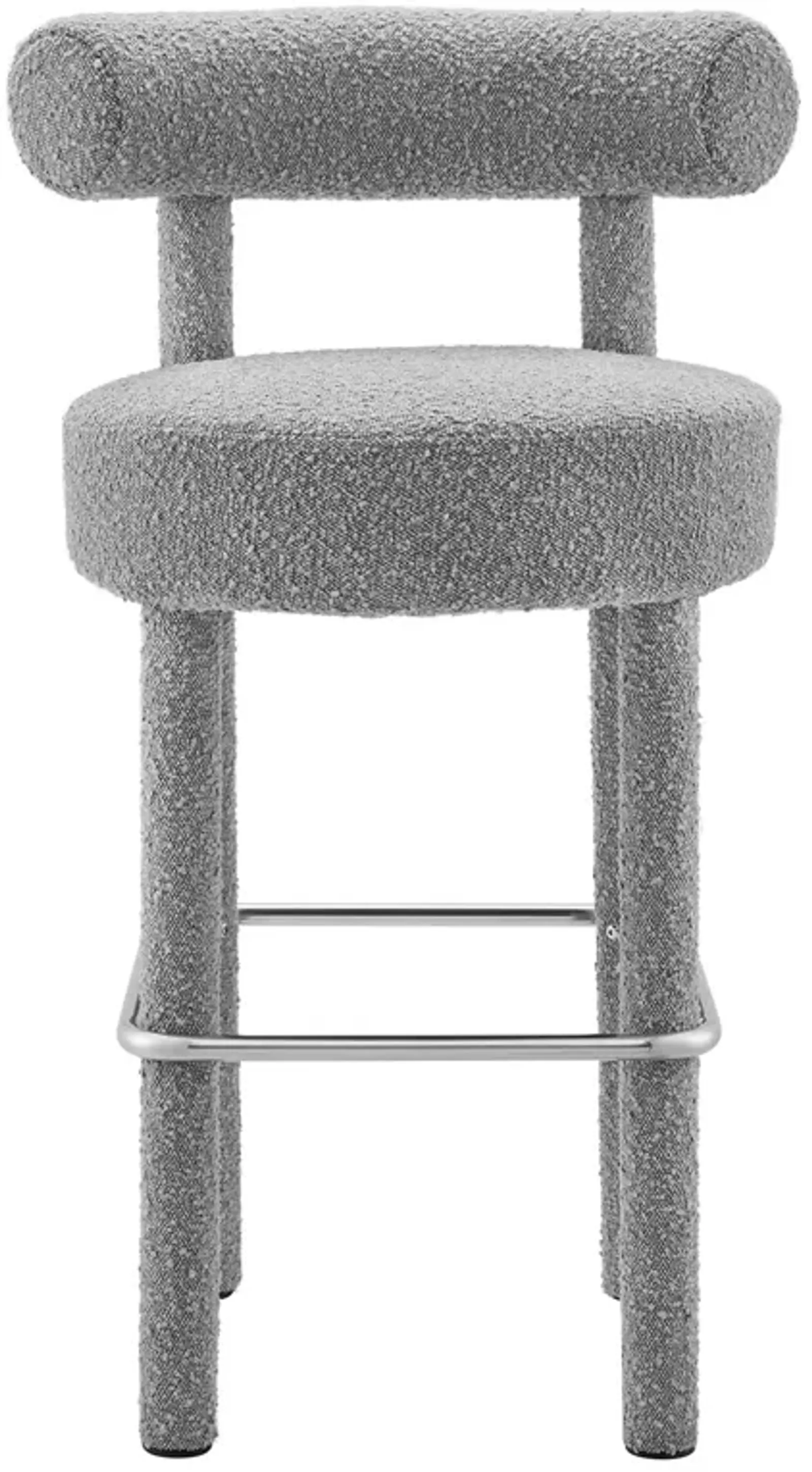 Toulouse Boucle Fabric Barstool